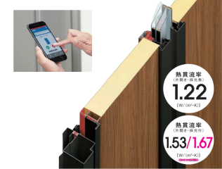 スマートキー付高断熱玄関ドア