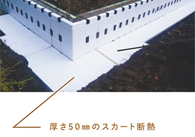 基礎断熱・スカート断熱工法